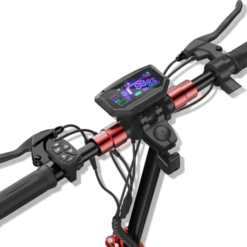 11-inch tires with dual disc and EABS braking