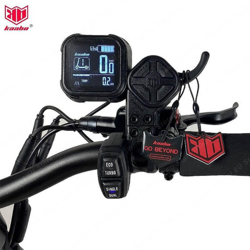 Dual 1200W motors with up to 80 km/h speed
