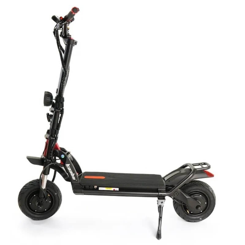 160mm hydraulic brakes, dual suspension and 11-inch tubeless tires