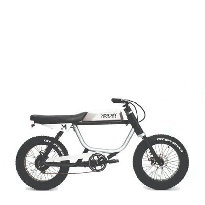 Children's bike with large wheels on a white background