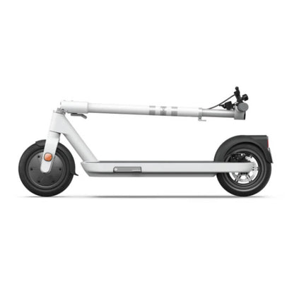 White electric scooter on a white background