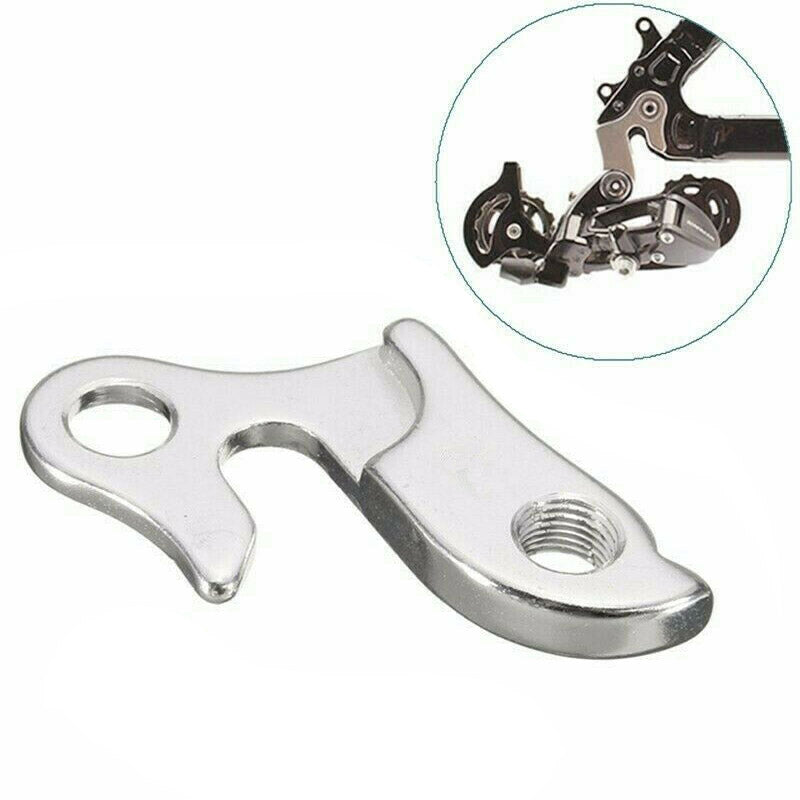 Metallic hinge component with a close-up inset on a white background