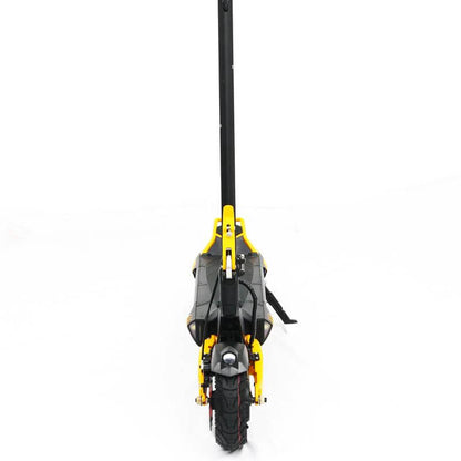 Front view of the VSETT 10+ dual motor electric scooter, showcasing its wide deck, front tire, and folding stem design. Sold by ProMechBC – escooter shop and service center in Vancouver.