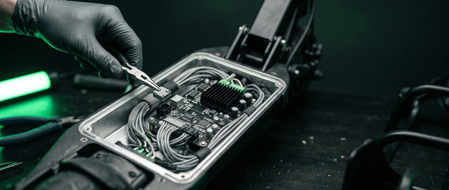 Controller and wiring loom diagnostics on an electric scooter
